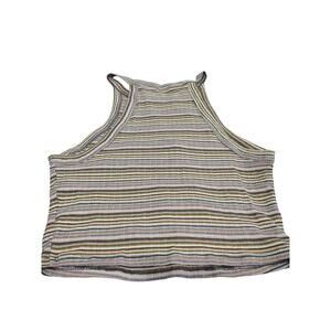 Express one‎ eleven striped crop topXS Preppy festival grunge Lightweight casual
